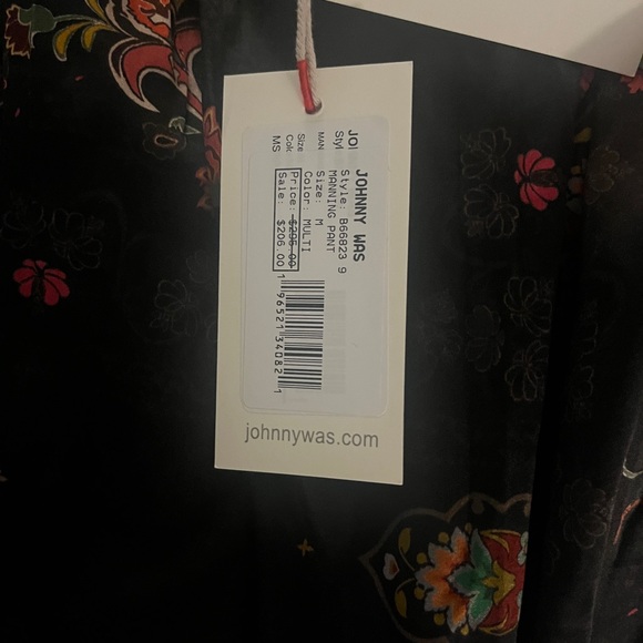 FINAL price Johnny Was Biya Misty Easy Pant Silk Wide Leg Pants FINAL PRICE - Picture 5 of 5